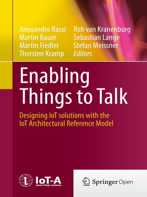 Title details for Enabling Things to Talk by Alessandro Bassi - Wait list